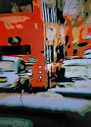 Oransje bybuss
