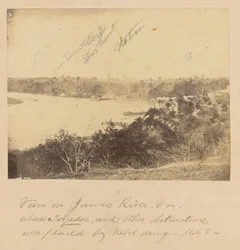 Utsikt over James River, Virginia
