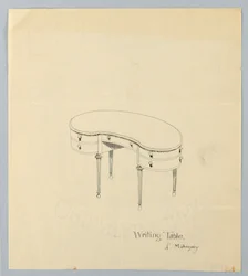Design for Kidney-Shaped Writing Table with Pear-Shaped Feet   1301963   no       norwegian Successfully Translated  Original: Carignane Grise grape by J. Troncy Translat: Carignane Grise grape by J. Troncy 1414228 no norwegian Successfully Translated Orig