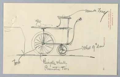 Design for serveringsbord på hjul