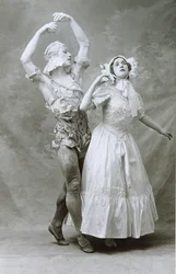 Nijinski og Karsavina danser i balletten 