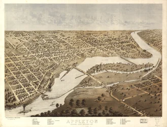 Appleton, Outagamie County, Wisconsin 1867. LOKAL 73694533