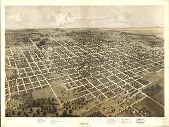 Bloomington, Illinois 1867. LOKAL 73693345