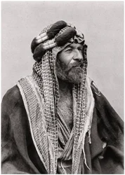 En arabisk sjeik, Irak, 1925
