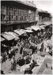 Sheikh Gazal-markedet i Ashar, Basra, Irak, 1925.