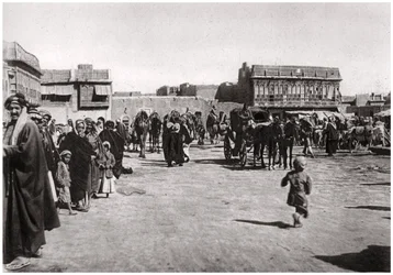 Basarplassen i Basra, Irak, 1925