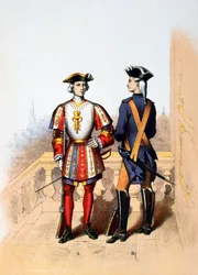 Kongelig vakt for kongen og kavaler, 1700-tallet 1887