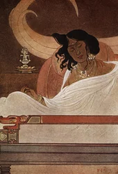 Bodhisattvaens støttenner, illustrasjon fra 