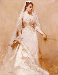 En brud, ca. 1895.