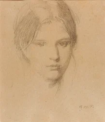 Portrett av kunstnerens datter, Mary