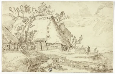 Gård under stråtak
