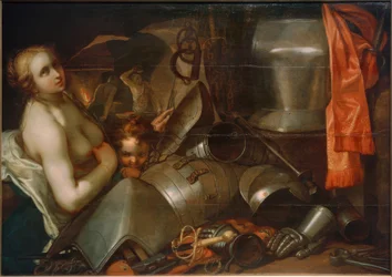 Venus og Amor i smia av vulkanen
