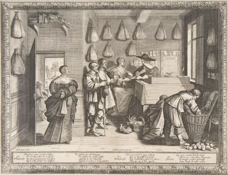 Arbeidskontoret, ca. 1633.