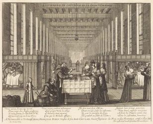 Sykeavdelingen ved Hôpital de la Charité i Paris