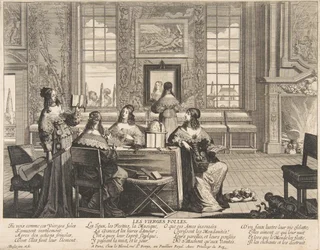 The Foolish Virgins Conversing, ca. 1635.