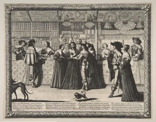 Galleriet til Justispalasset, ca. 1638.