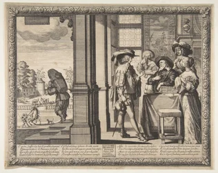 Den fortapte sønn forlater hjemmet, ca. 1636.