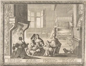 Besøk av Nursemaid, 1633.