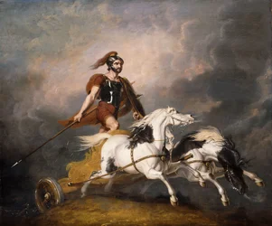 The Car of Cuthullin: "The Car of War Comes on Like the Flame of Death, 1815