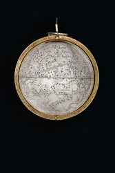 To eksepsjonelle jord- og himmelkloder, støttet av Hercules og Atlas, Augsburg, 1697-99