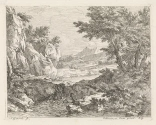 Forlatt land med elvelandskap (serietittel)