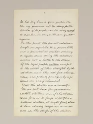 Autografmanuskript av Lincolns valgseierstale som president, levert i Washington D.C., fra vinduet i Det hvite hus om kvelden 10. november