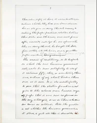 Autografmanuskript av Lincolns siste tale som president, levert i Washinton, D.C., fra vinduet i Det hvite hus om kvelden 11. april