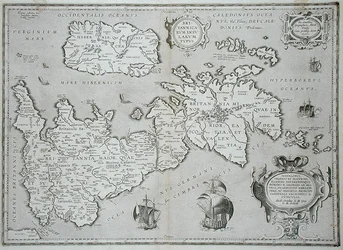 Kart over Storbritannia og Irland