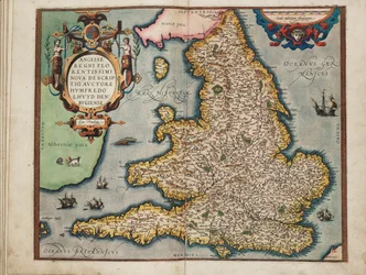 Nytt kart over det mest blomstrende kongeriket England, av Humphrey Lloyd fra Denbigh