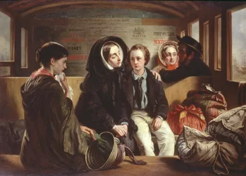 Andre klasse - Avskjeden, ca. 1855