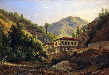 Provinsen Lucca (olje på papir)