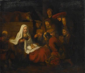 Abraham van Dyck Hyrdenes tilbedelse