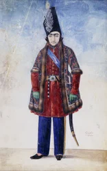 Portrett av den unge Nasr al-Din Shah, ca. 1845-6
