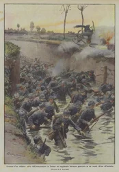 En soldats heltemot, redde et penetrert bayersk regiment fra å drukne i Lorraine?
