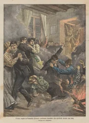 Den tragiske dansen til Fucecchio (Firenze), et brennende gulv som kollapser under en fest