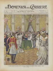 Den høytidelige seremonien for rogeringen av fødselsattesten til prinsesse Jolanda-Margherita?