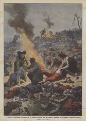 De nådeløse konsekvensene, bønder som i Alsace tenner bål på slagmarkene for?