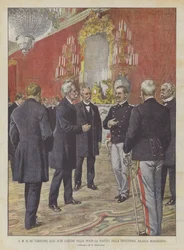 SM Kongen deltar i høye statskontorer Fødselen til prinsesse Jolanda Margherita