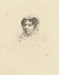 Portrett av Madame Desforges, Devérias kusine (IFF 40)