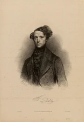 Portrett av komponisten Theodor Döhler 1814-1856.
