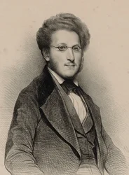 Portrett av fiolinisten og komponisten Heinrich Panofka 1807-1887, 1840.