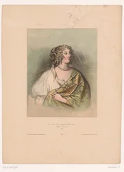 Portrett av Madame de Montespan La M.ise de Montespan, elskerinne til Louis XIV, 1667 (tittel på objekt) Berømte kvinner (serietittel)