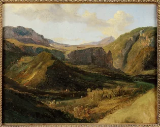Tempelet i Segesta, Sicilia (maleri på lerret)