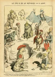 Illustrasjon av Achille Lemot (1846-1909) i Le Pelerin