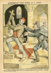 Illustrasjon av Achille Lemot (1846-1909) i Le Pelerin