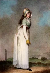 Portrait of an Irish Girl, slutten av 1700-begynnelsen av 1800-tallet, 1910