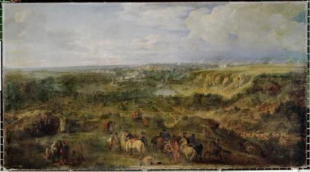 Utsikt over Luxembourg by, Mansfeld Baths side...