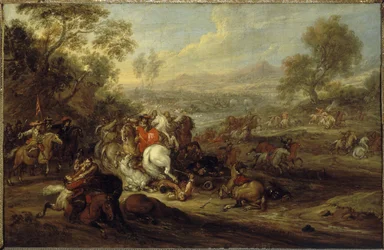 Kavalerisjokk eller kavalerikamp, mellom 1652 og 1690 (olje på lerret)