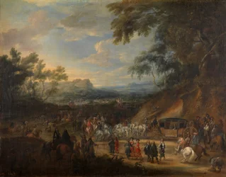 Luis de Benavides Carrillo, markis av Caracena og hans prosesjon