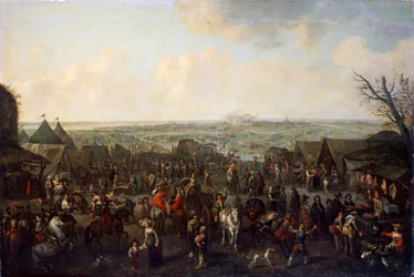 Beleiringen av en by, 1660.